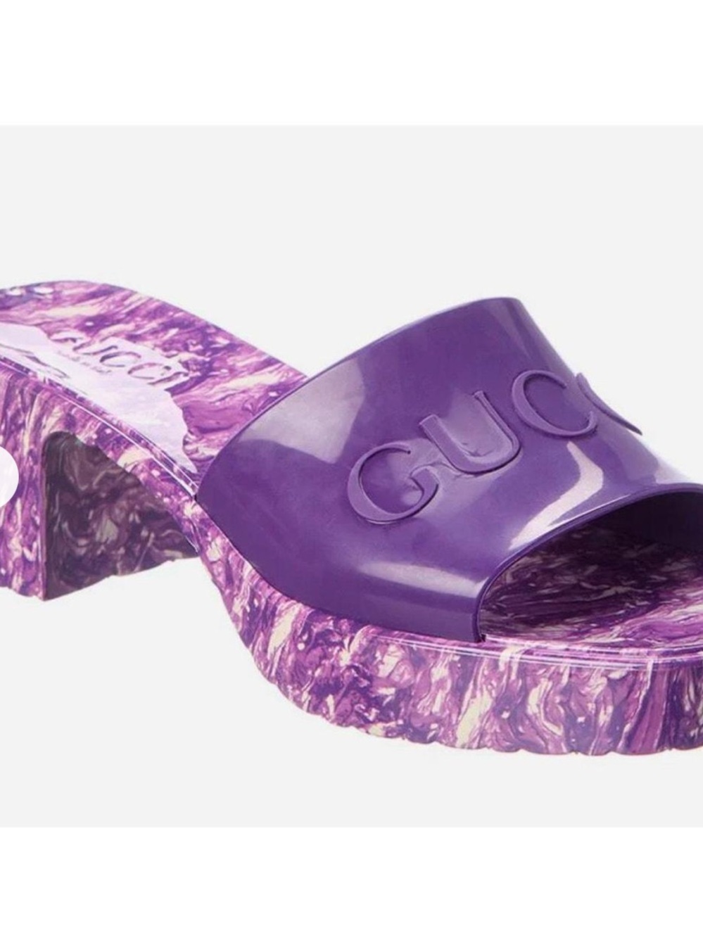 Gucci Purple Sandals